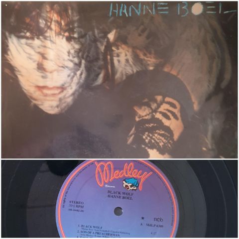 VINTAGE/RETRO LP-VINYL  "HANNE BOEL/BLACK WOLF"