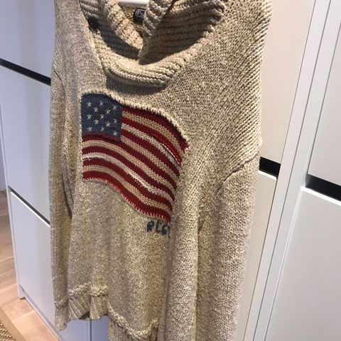 Eksklusiv Ralph Lauren Ullgenser med Logo på - Beige - Må sees