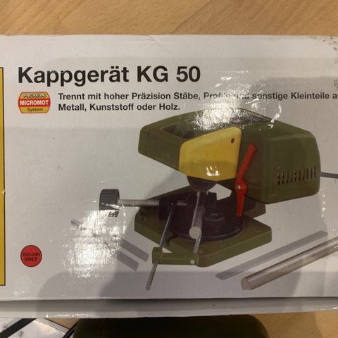 PROXXON KG 50 KAPPSAG KJØPES