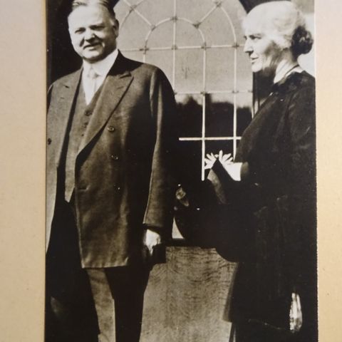 Eldre kort med Herbert Hoover