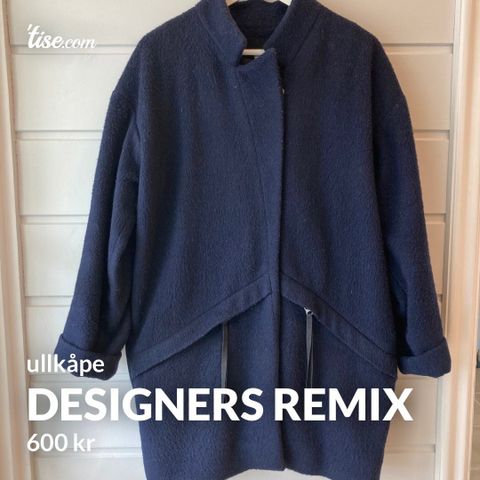 Designers Remix ullkåpe