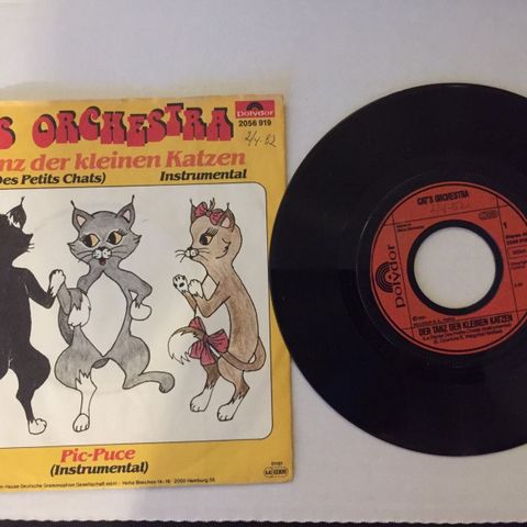 CAT'S ORCHESTRA / DER TANZ DER KLEINEN KATZEN - 7" VINYL SINGLE