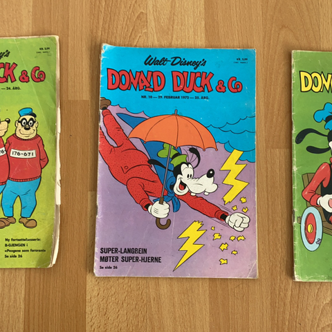 Donald Duck 1971, 1972, 1973