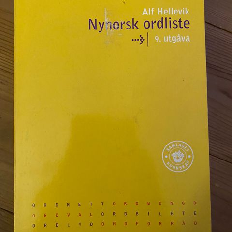 Nynorsk ordliste