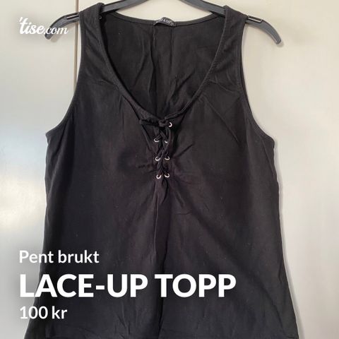 Lace-up Topp