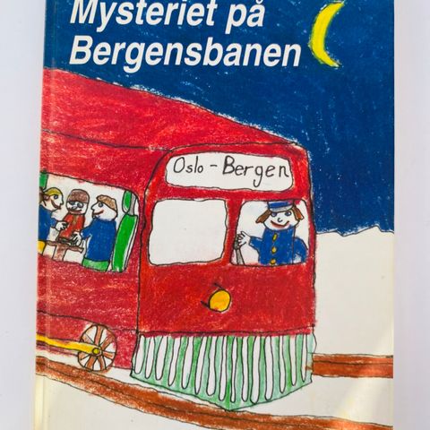 Mysteriet på Bergensbanen barnebok retro