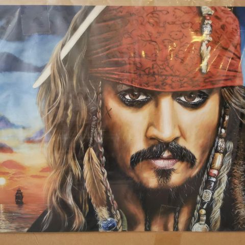 Print av maleri "Jack Sparrow"