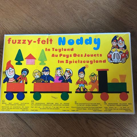 FLYTTESALG! Samleobjekt! Noddy Fuzzy-felt spill