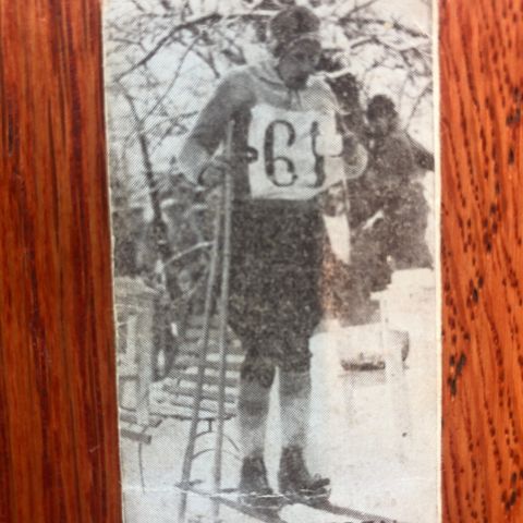 Chr Tollefsen Drammen fotball ski langrenn sigarettkort 1930 Tiedemanns Tobak