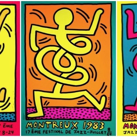 Keith Haring, Montreux Jazz Festival 1983 (set of 3)