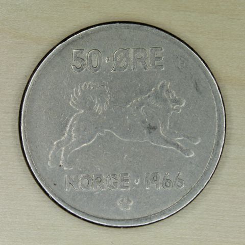 50 øre 1966 Norge    (655)