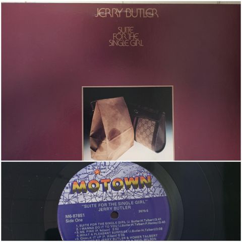 VINTAGE/RETRO LP-VINYL "JERRY BUTLER/SUITE FOR THE SINGLE GIRL"