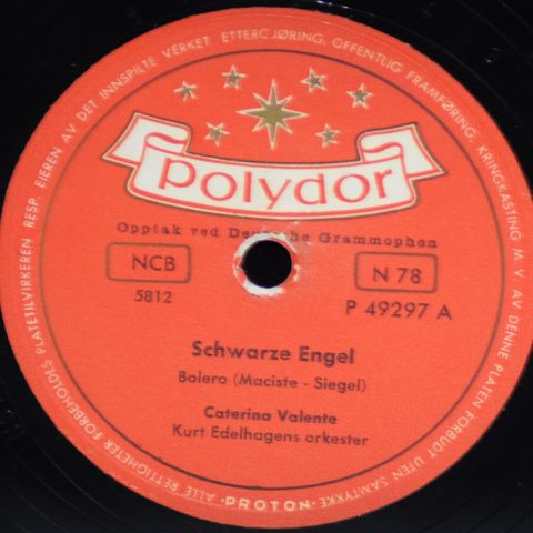 Caterina Valente – Schwarze Engel / Bambino, 1954