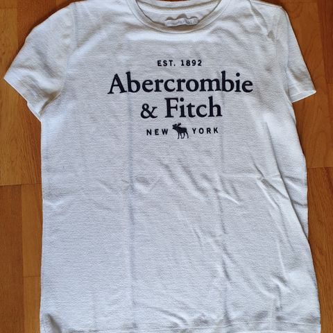 Abercrombie & Fitch Hvit T-Skjorte