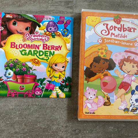 DVD: 2 Jordbær Matilde / Strawberry Shortcake filmer som nye