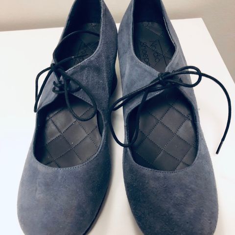 Gråblå sko str 37, Nordic Shoepeople