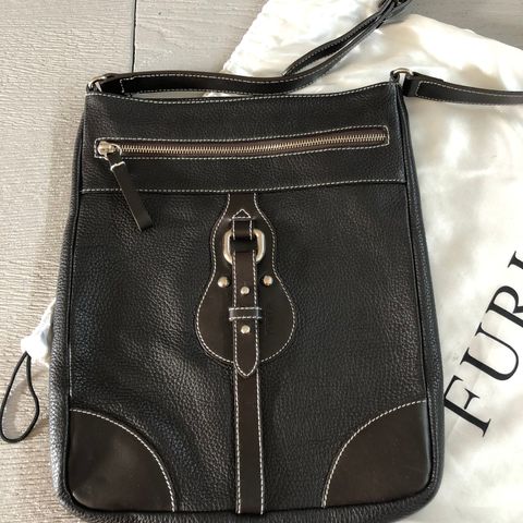 Furla crossbody mørk brun