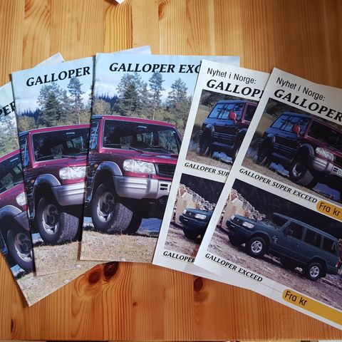 Brosjyre Hyundai Galloper