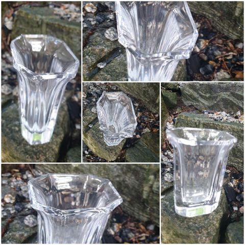 VINTAGE/STIREN "KRYSTAL  - GLASS VASE "