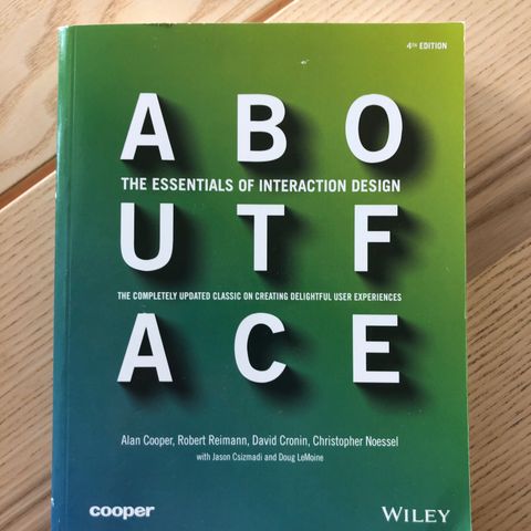 UX design - About Face - The essentials of interaction design