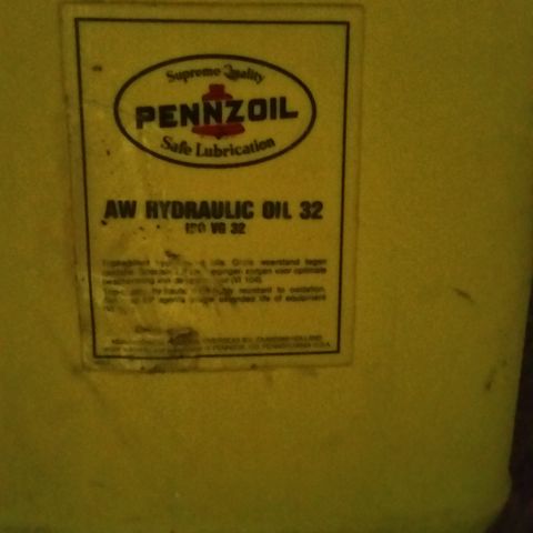 Hydraulik olje