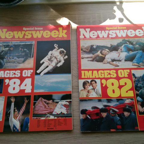 Newsweek! To flotte og vintage samleblader selges!