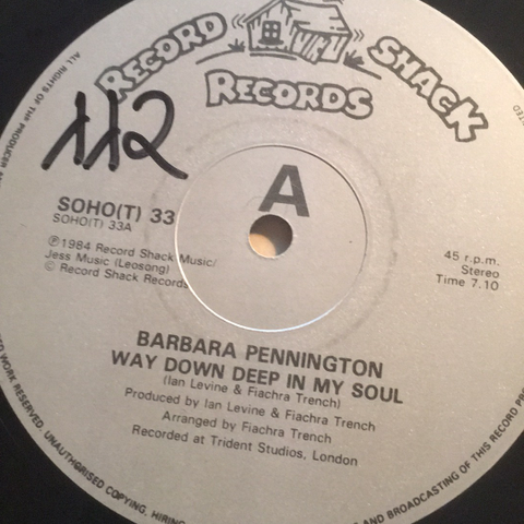 Barbara Pennington – Way Down Deep In My Soul / All American Boy