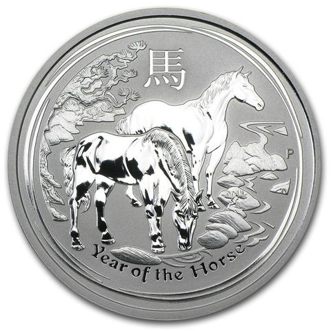 2014 Australia 1/2 oz Sølv Year of the Horse