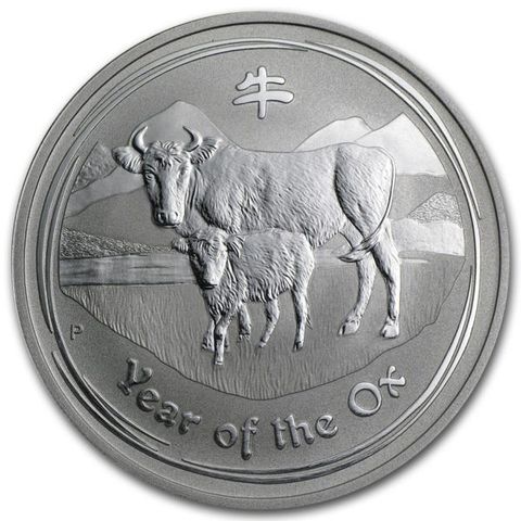 2009 Australia 1 oz Sølv Year of the Ox | Lunar Series 2