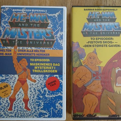 He-man VHS ønskes kjøpt