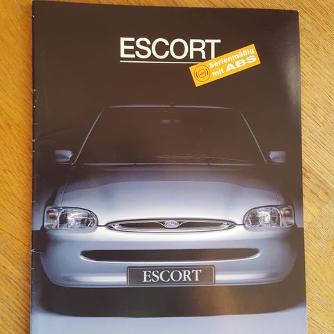 Brosjyre Ford Escort 1998