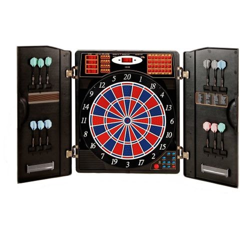 KARELLA DARTSKAP | M/ ELEKTRONISK DARTSKIVE OG DARTPILER | CB-90