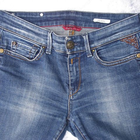 Replay "Pearl" jeans W27 L32 (målt til W26 L30)