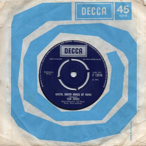 Tom Jones – Green, Green Grass Of Home / If I Had You ( 7" 1966)