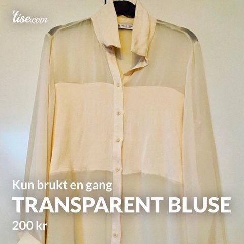 Transparent Bluse