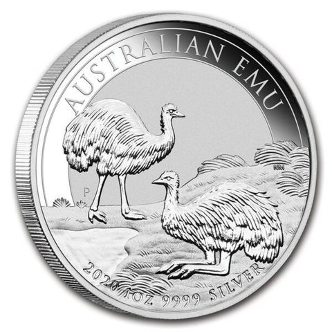 2020 AUSTRALIA 1 OZ SØLV  EMU