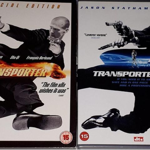 3 DVD.TRANSPORTER.1 stk.Uåpnet.