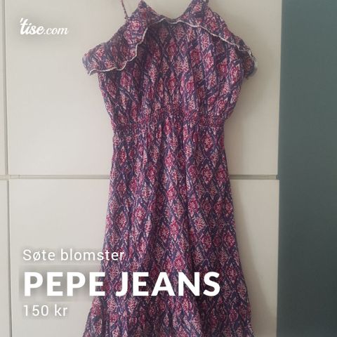 Blomstrete sommerkjole Pepe Jeans