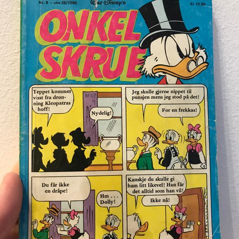 Onkel Skrue nr 8 - Uke 29 1986