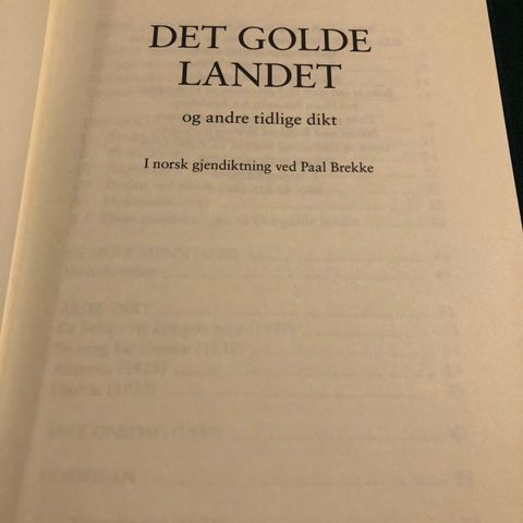 Det golde landet av T S Eliot til salgs.