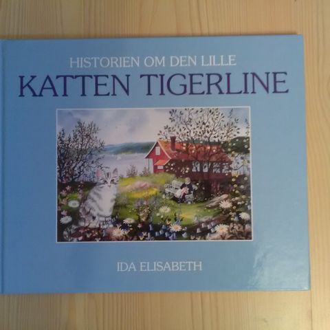 Ida Elisabeth - katten Tigerline - koselig billedbok - signert