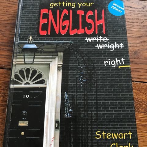 Boken «Getting your English right» selges