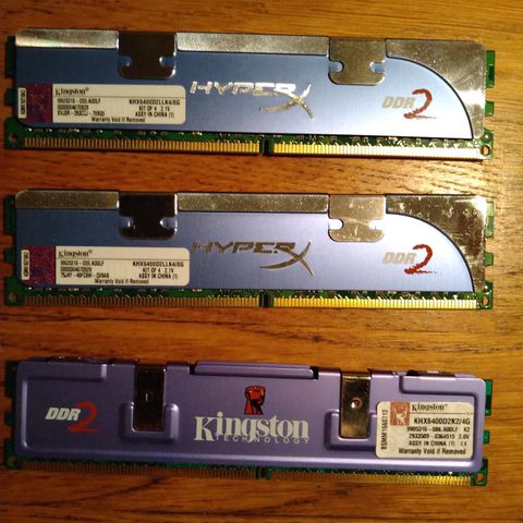 Kingston HyperX 2 x 2GB DDR2 RAM