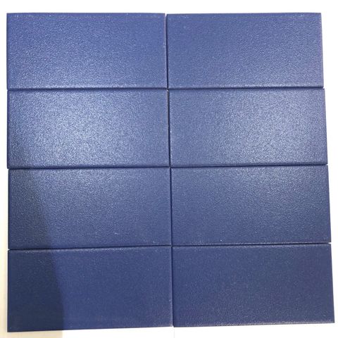 Mørk blå Vitra gulv/ veggflis selges rimelig 9,7x19,7 cm