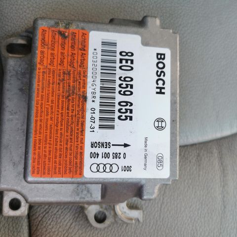 AIRBAG ELEKTRONIKK til AUDI A4, 2001-2004 (TYPE II) (B6) 8E0959 655