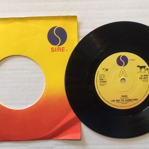 LORI & THE CHAMELEONS / TOUCH - 7" VINYL SINGLE