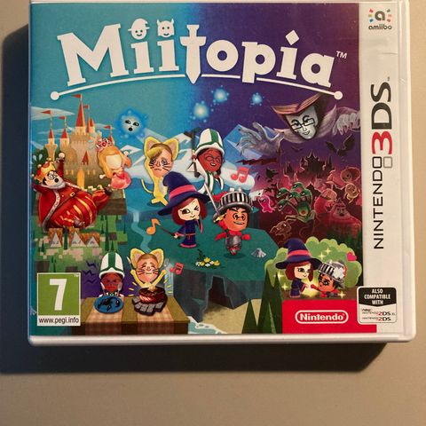 Miitopia - Kun cover og manual - Nintendo 3DS