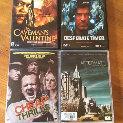 DVD The Cavemans Valentine.- aftermath-desperate timer