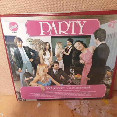 Kassettalbum med Partymusikk utgitt i 1981