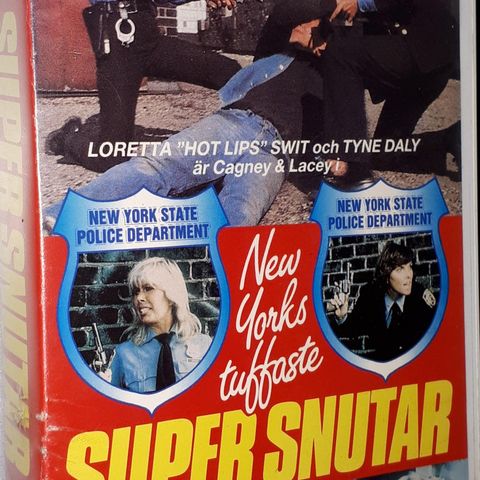 VHS BIG BOX.CAGNEY & LACEY.NEW YORKS TUFFASTE SUPERSNUTAR.